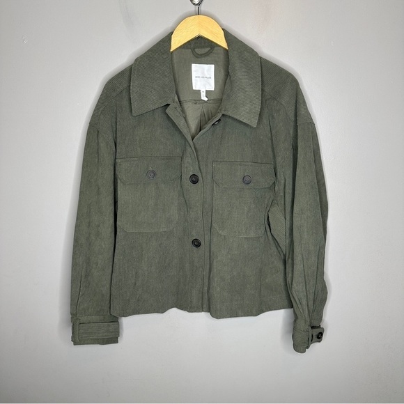 Avec Les Filles Oversized Green Corduroy Jacket - Picture 1 of 8
